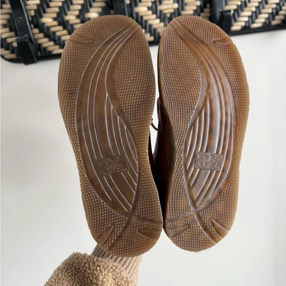 Dr. Martens 11664 Brown Leather Chunky Oxford Boots - Y2K 90s - Women's Size 9 - Picture 8 of 16